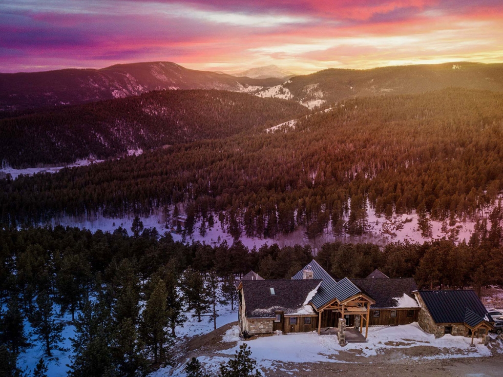 Caribou Ridge Home at Sunset Cornerstone Homes Colorado Custom Home